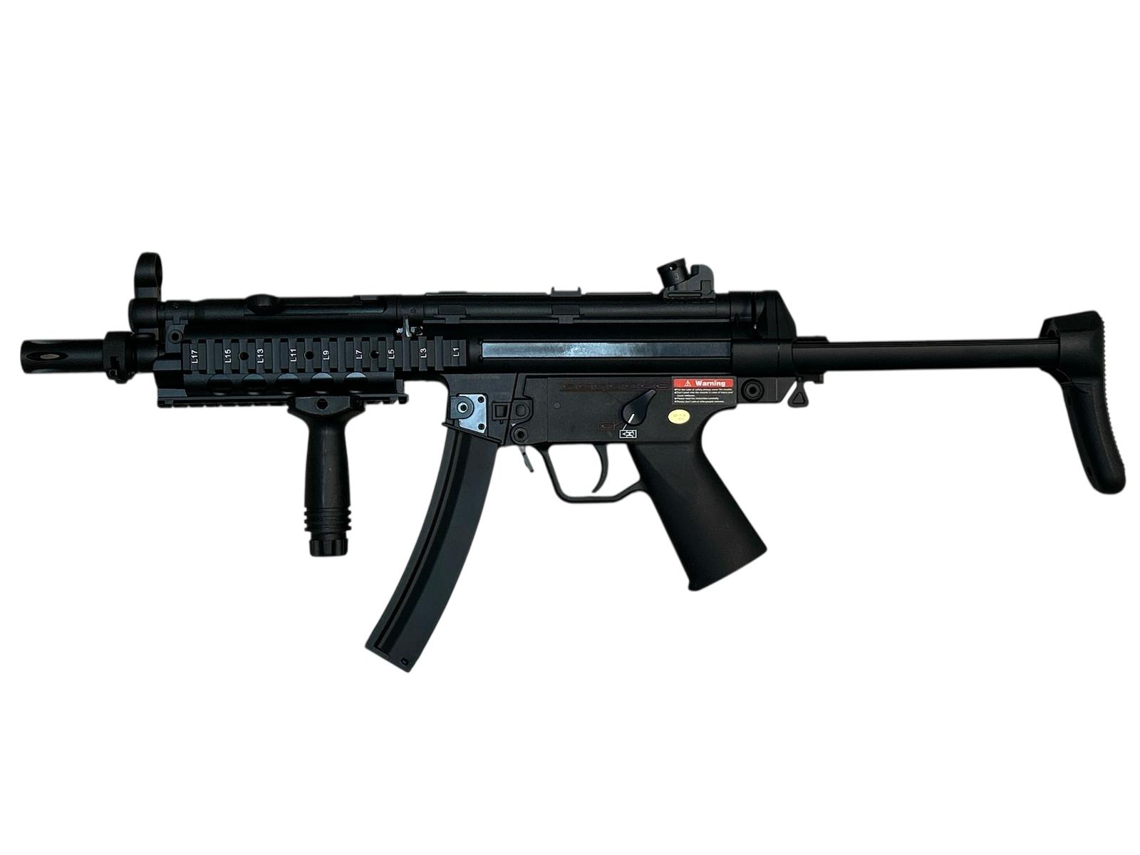 Golden Eagle SWAT MP5 RAS A3 AEG SMG BK[GOL-AEG-6855]