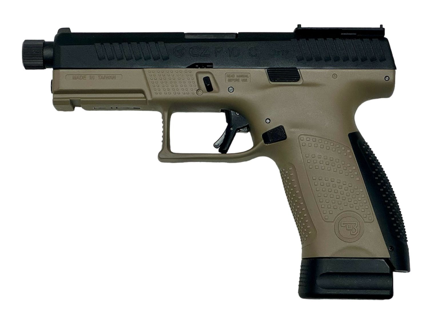 ASG CZ P-10 C RMR Tactical Edition CO2 Pistol Flat Dark Earth