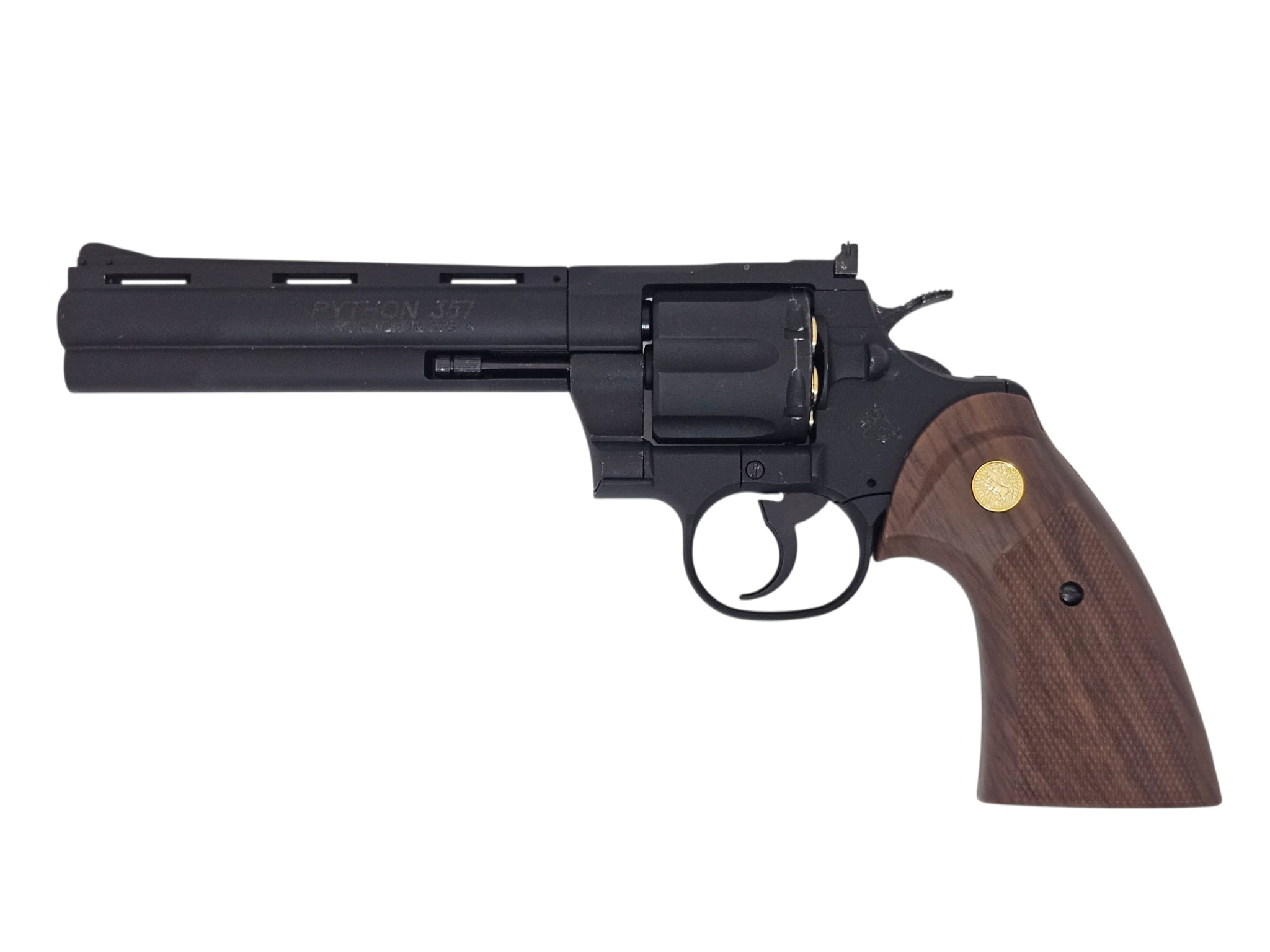 King Arms COLT Python .357 6  Magnum Gas Revolver BK V2