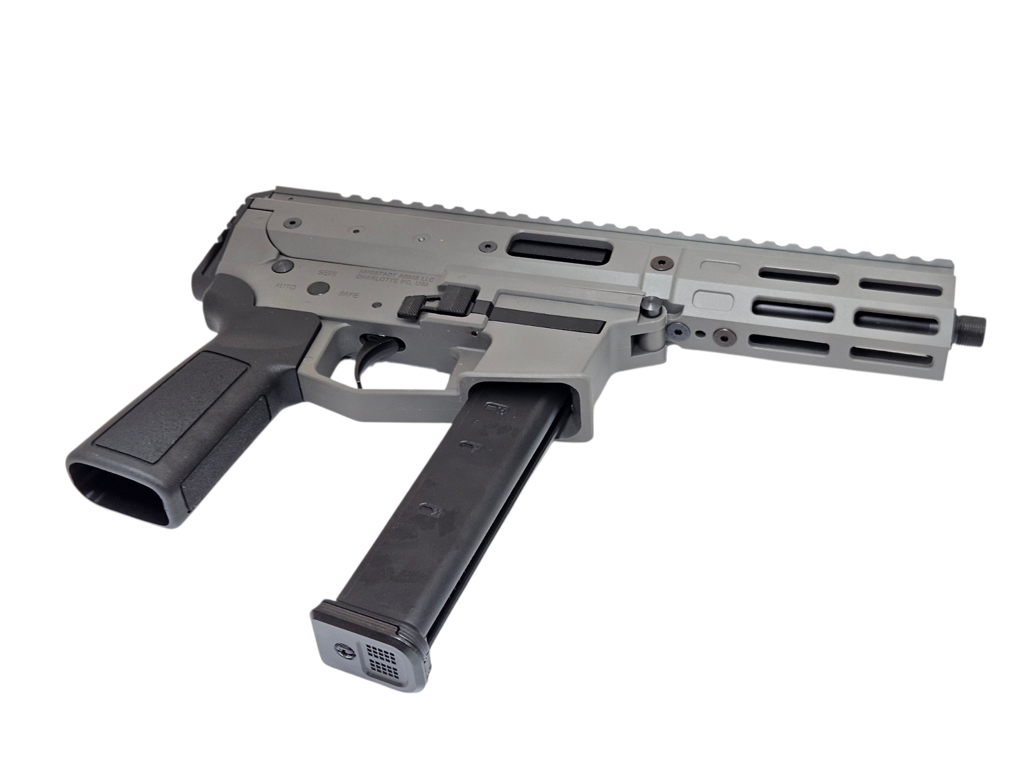 EMG Angstadt Arms MDP-9 Airsoft GBB Pistol Caliber Carbine (Grey) - Image 6