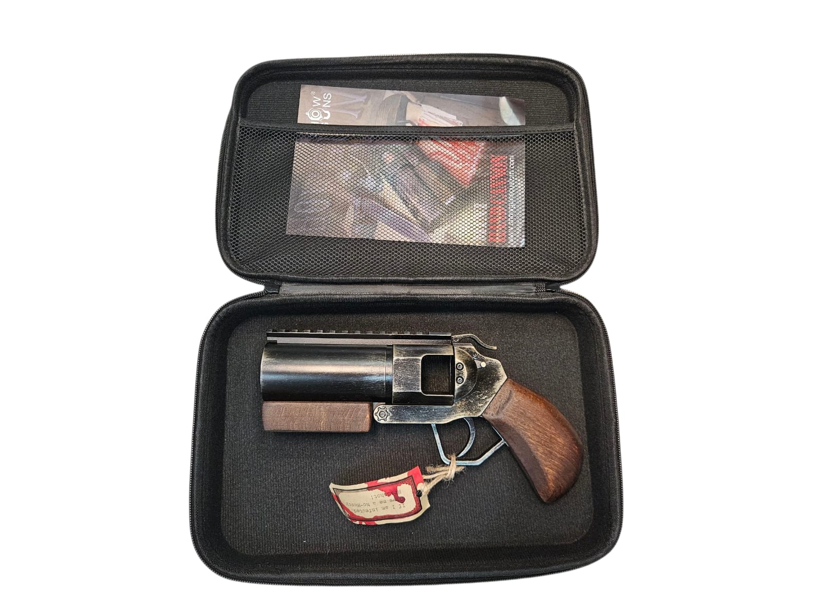 ShowGuns Mini Hand Cannon Airsoft Grenade Launcher (Real Wood Grip)