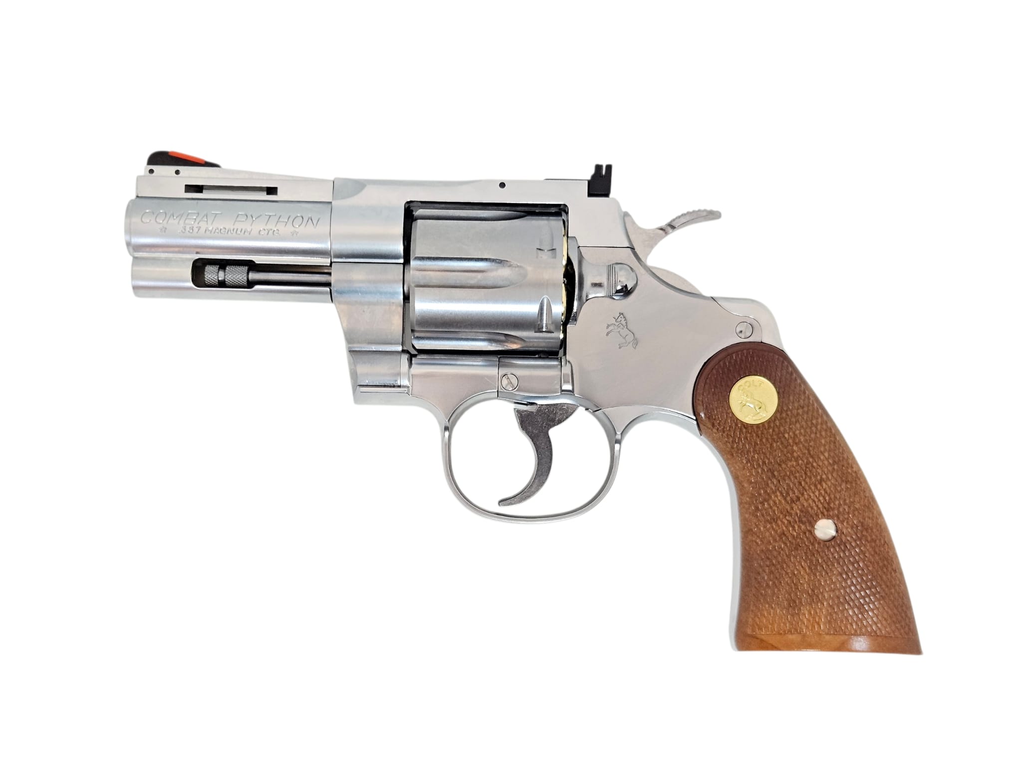 Tanaka Colt Python 3inch R-Model Gas Revolaver  (Stainless Finish)