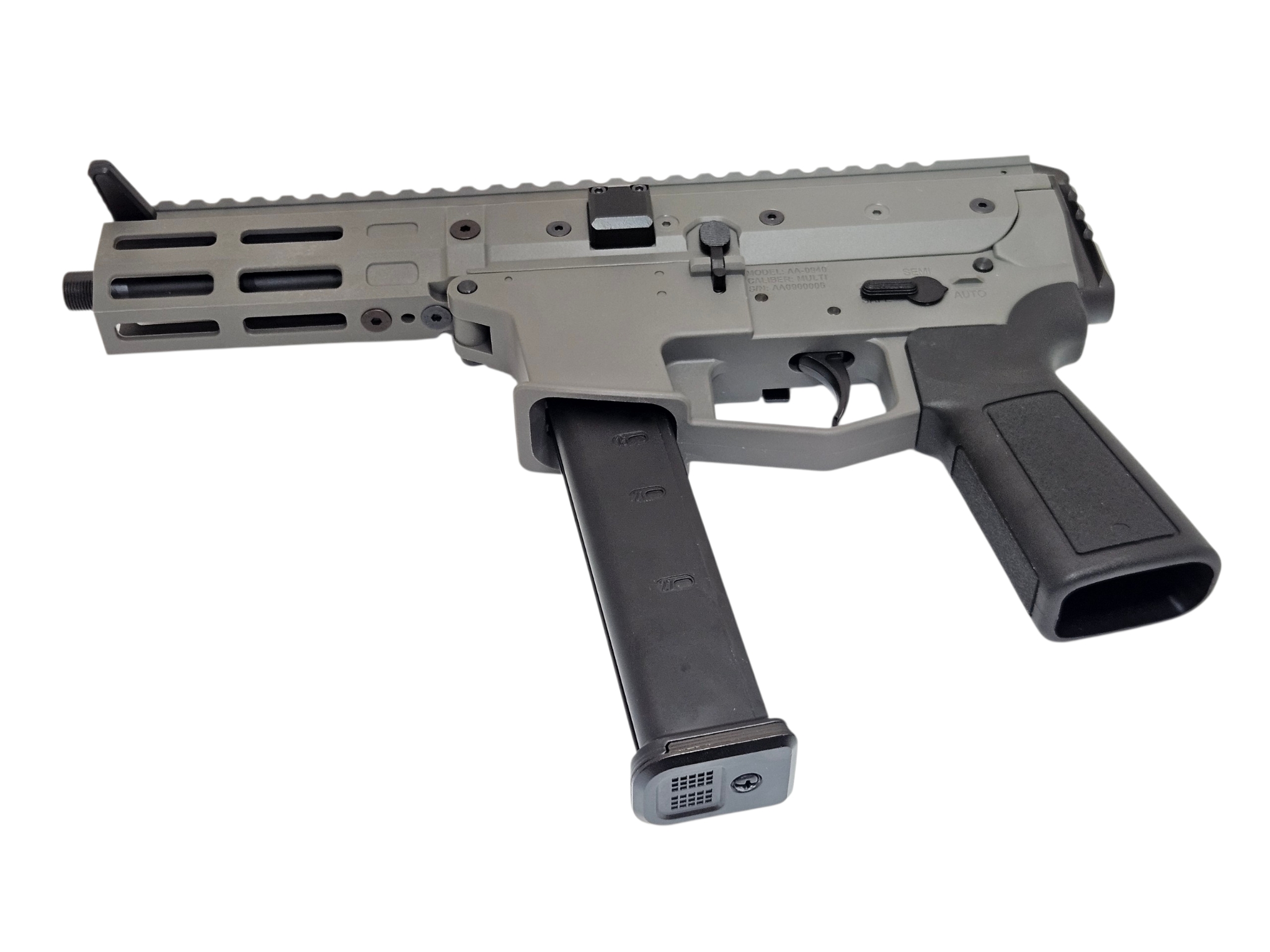 EMG Angstadt Arms MDP-9 Airsoft GBB Pistol Caliber Carbine (Grey) - Image 5