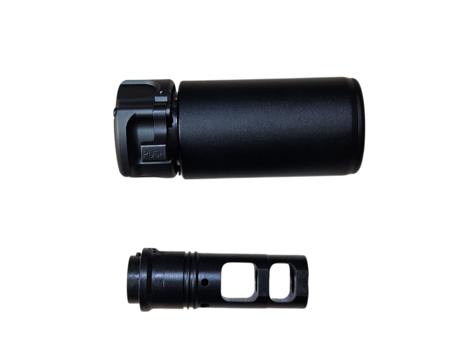 Angry Gun Warden Blast Silencer with marking (Black) - Image 2