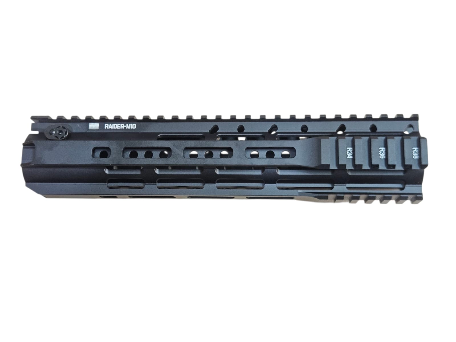 Angry Gun BC* Raider M-Lok Rail for GBB / AEG / PTW - (10 inch, Bk) - Image 3