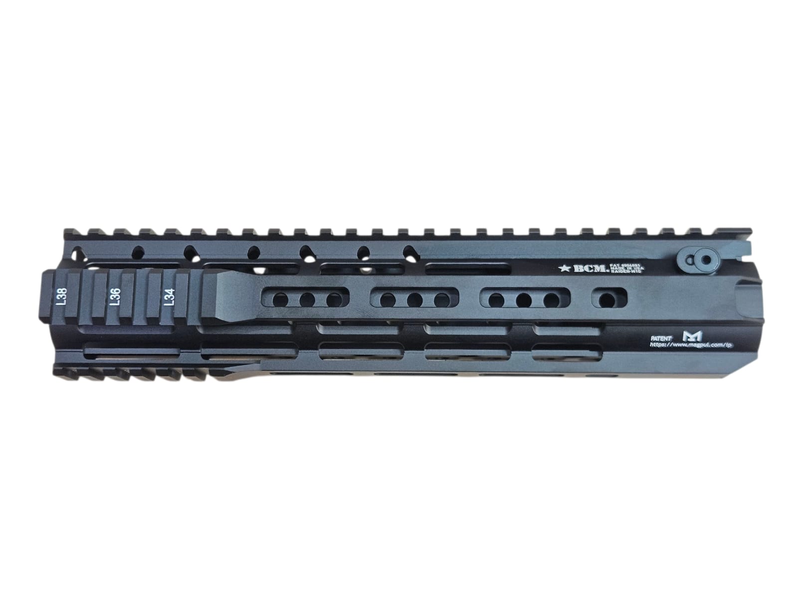 Angry Gun BC* Raider M-Lok Rail for GBB / AEG / PTW - (10 inch, Bk) - Image 2
