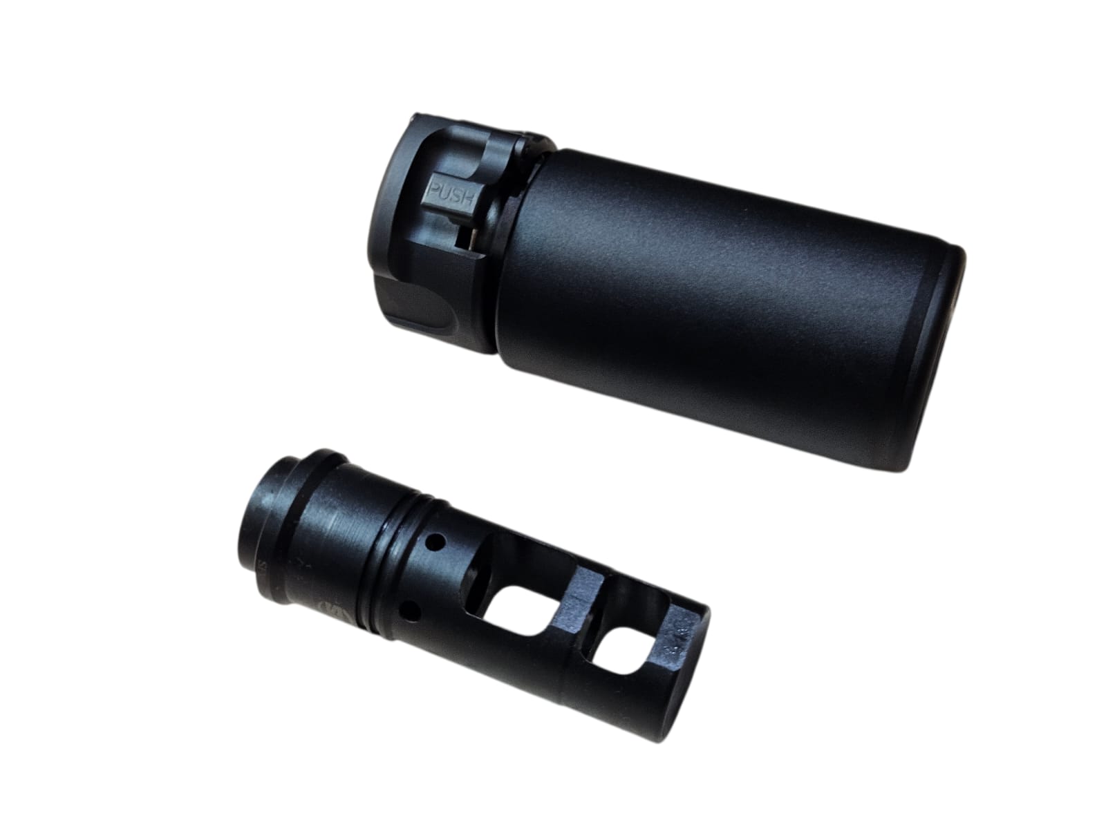 Angry Gun Warden Blast Silencer with marking (Black) - Image 6