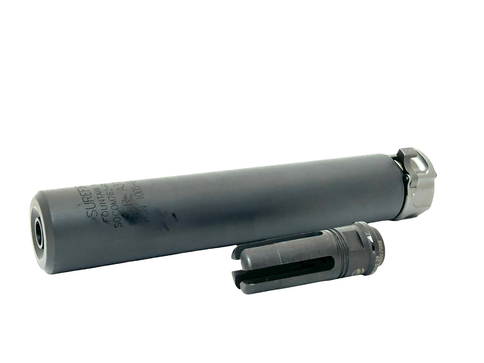 Angry Gun Socom 762 Dummy Suppressor with Flash Hider L (14mm CCW, BK) - Image 7