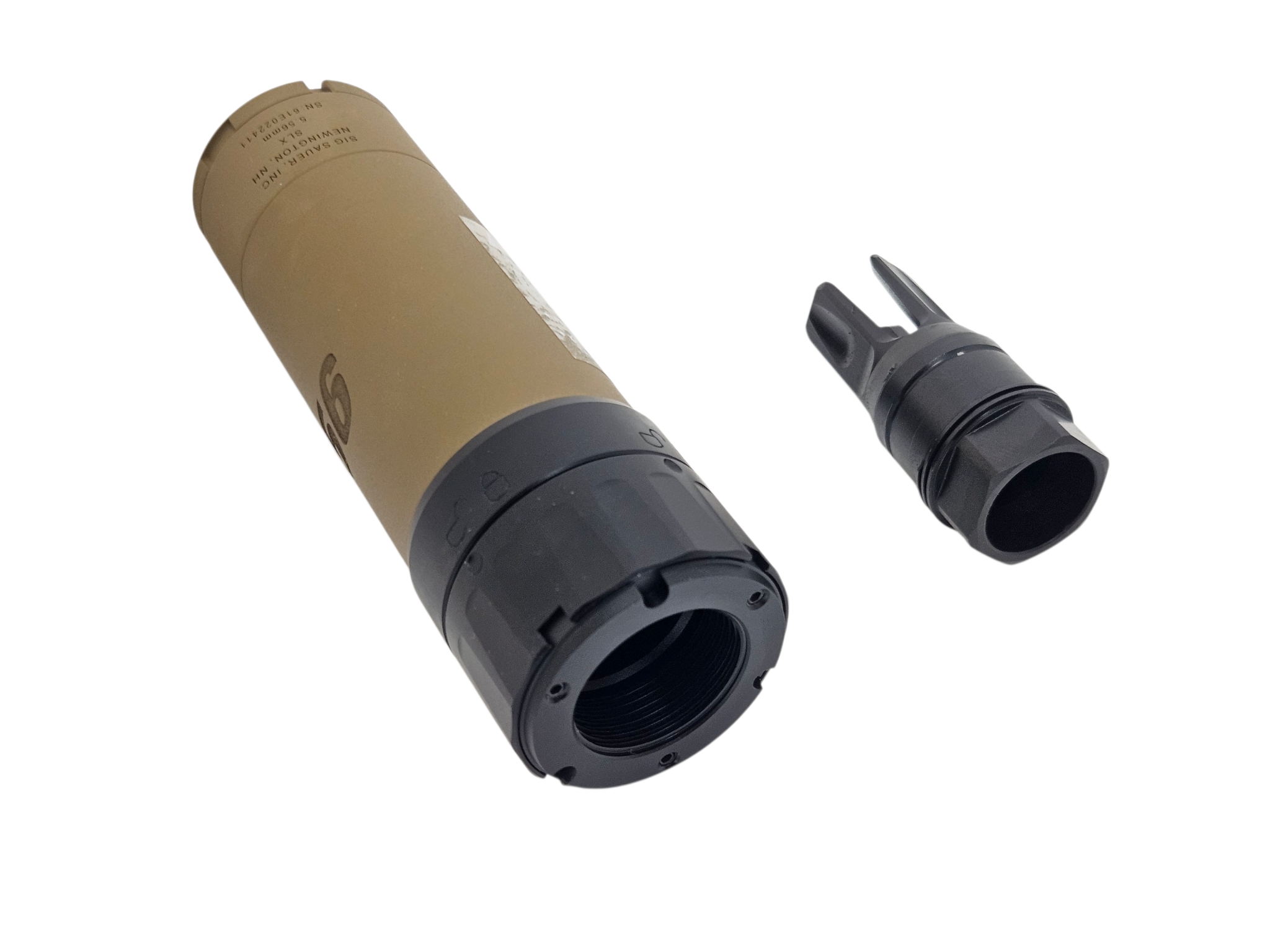 Task Force SLX556C QD Dummy Suppressor w/Flash Hider FDE - Image 3