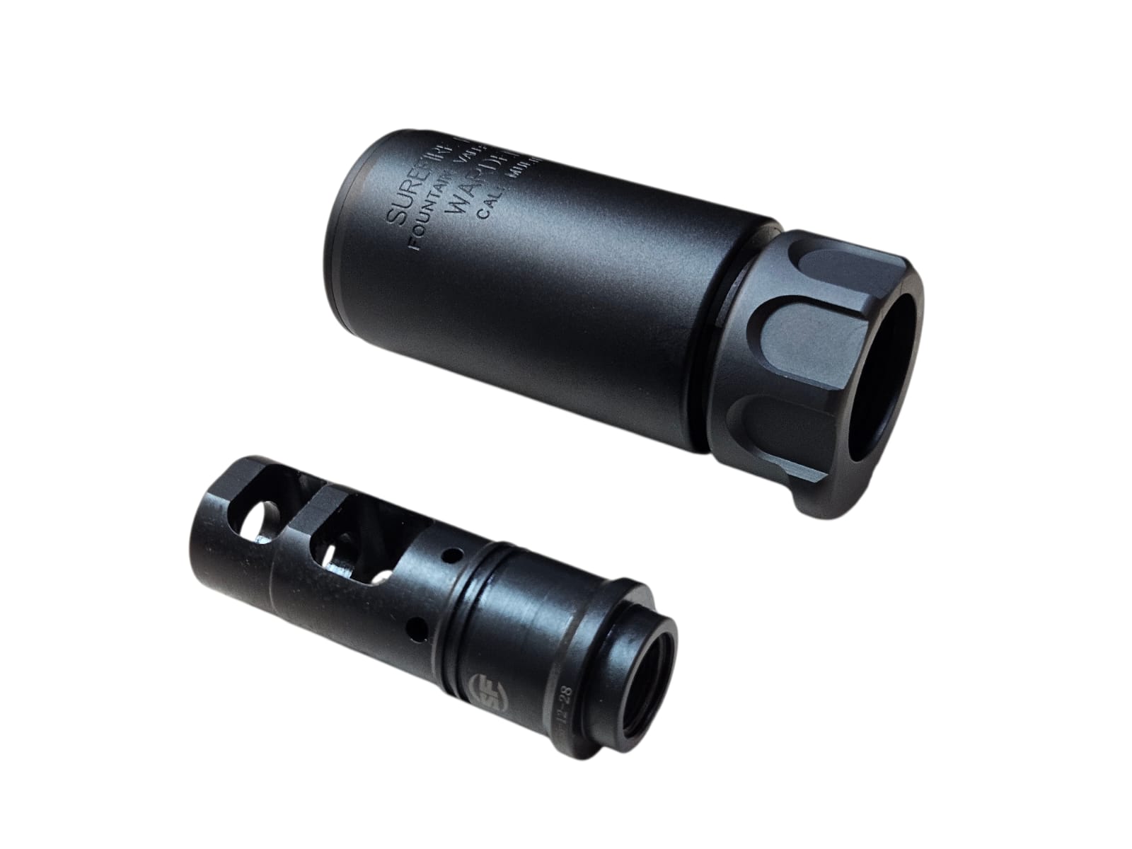 Angry Gun Warden Blast Silencer with marking (Black) - Image 5