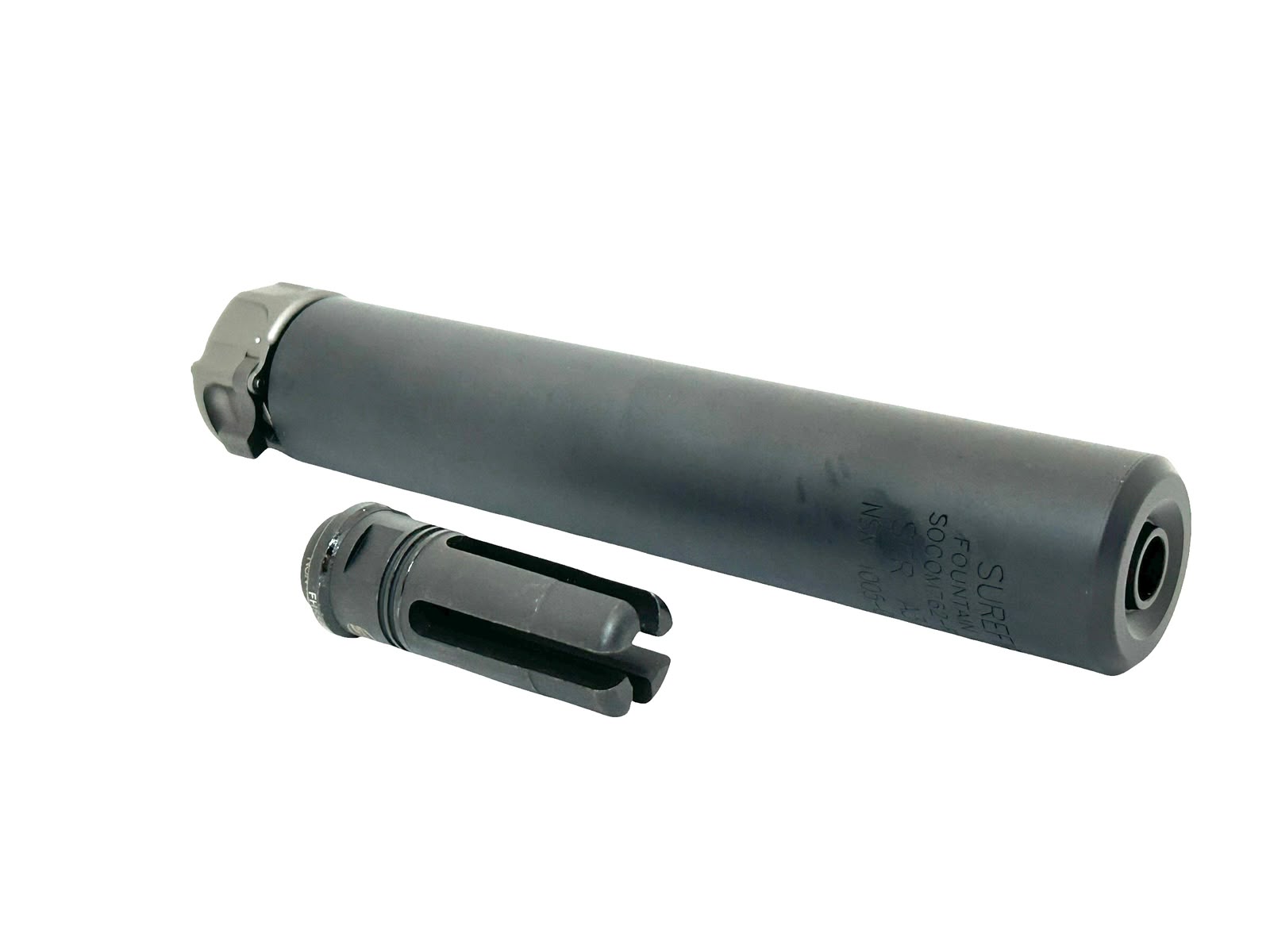 Angry Gun Socom 762 Dummy Suppressor with Flash Hider L (14mm CCW, BK) - Image 4