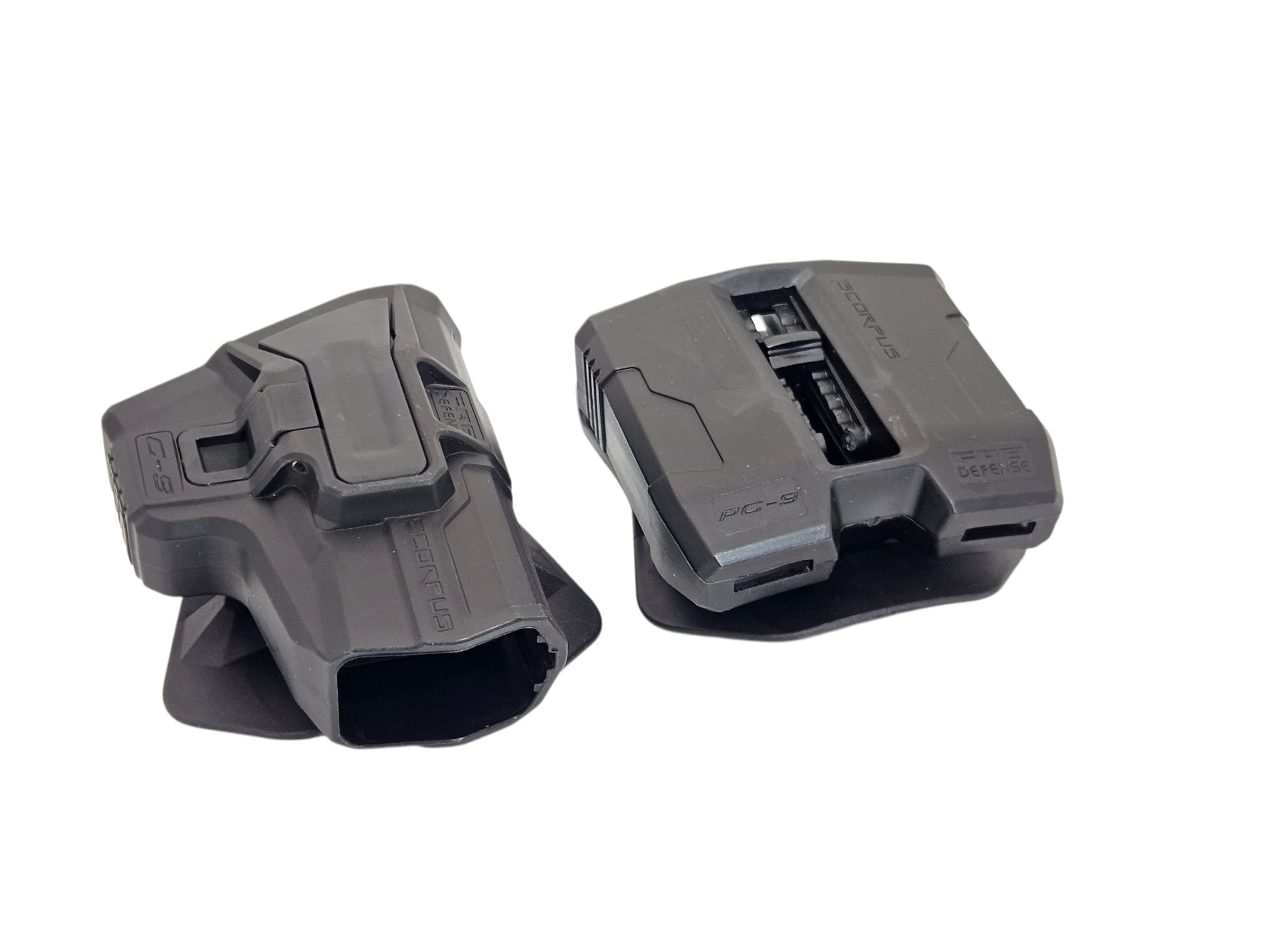 FAB Defense Scorpus Level 1 Paddle/Belt Holster For Glock W/ Mag Pouch