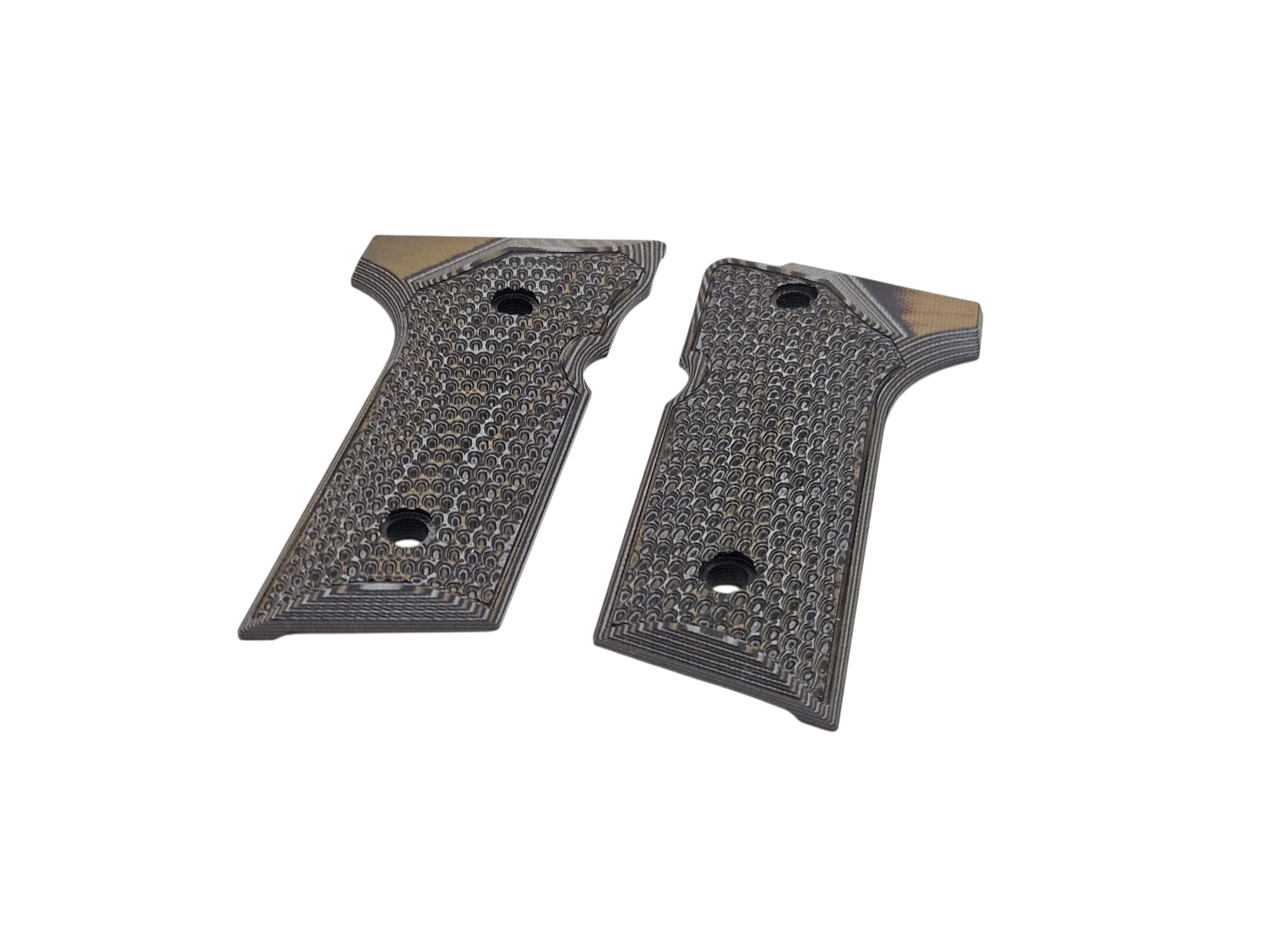 SRC SR92 G10 Straight Grips (Polka Dots)