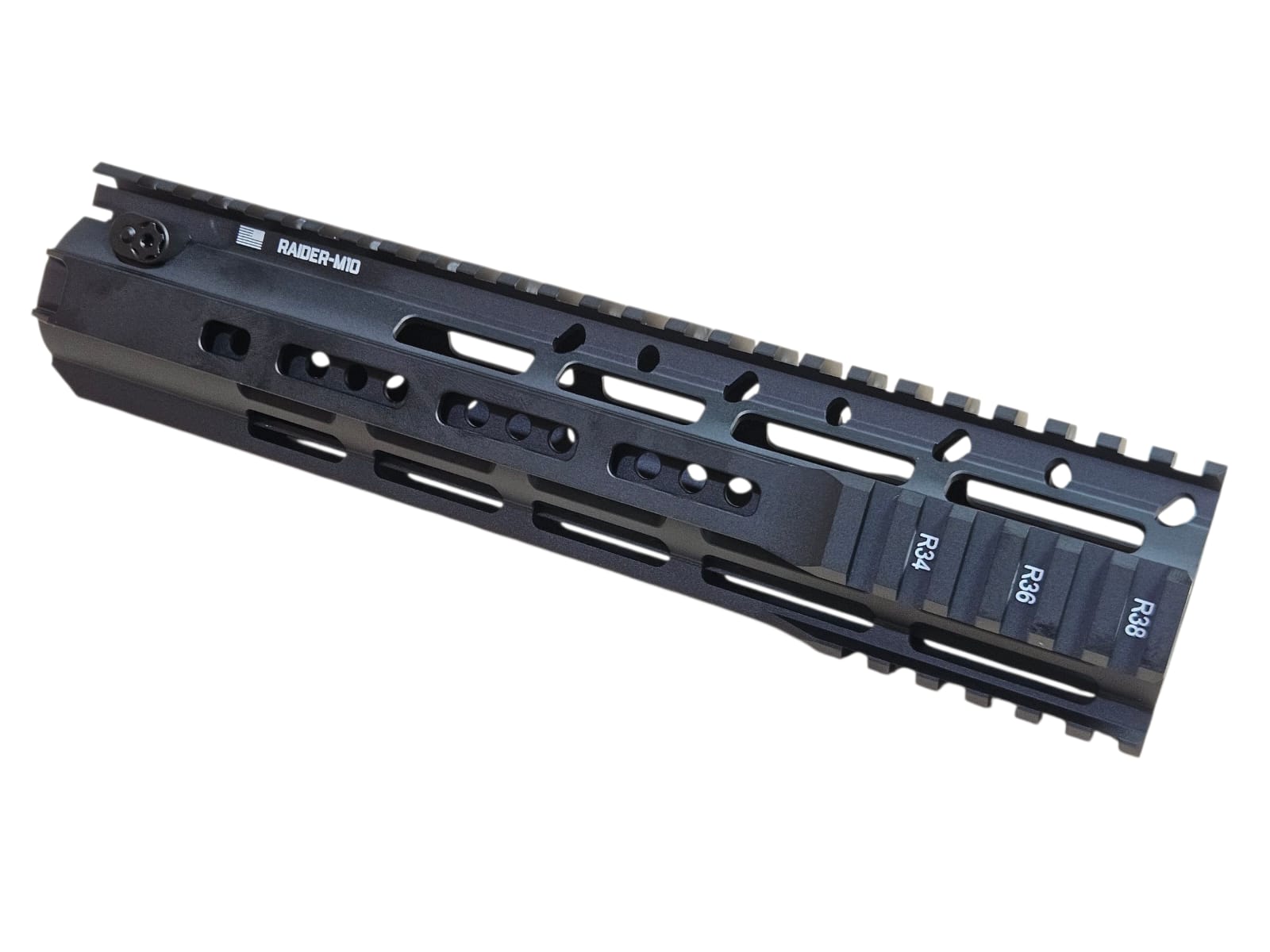 Angry Gun BC* Raider M-Lok Rail for GBB / AEG / PTW - (10 inch, Bk) - Image 6