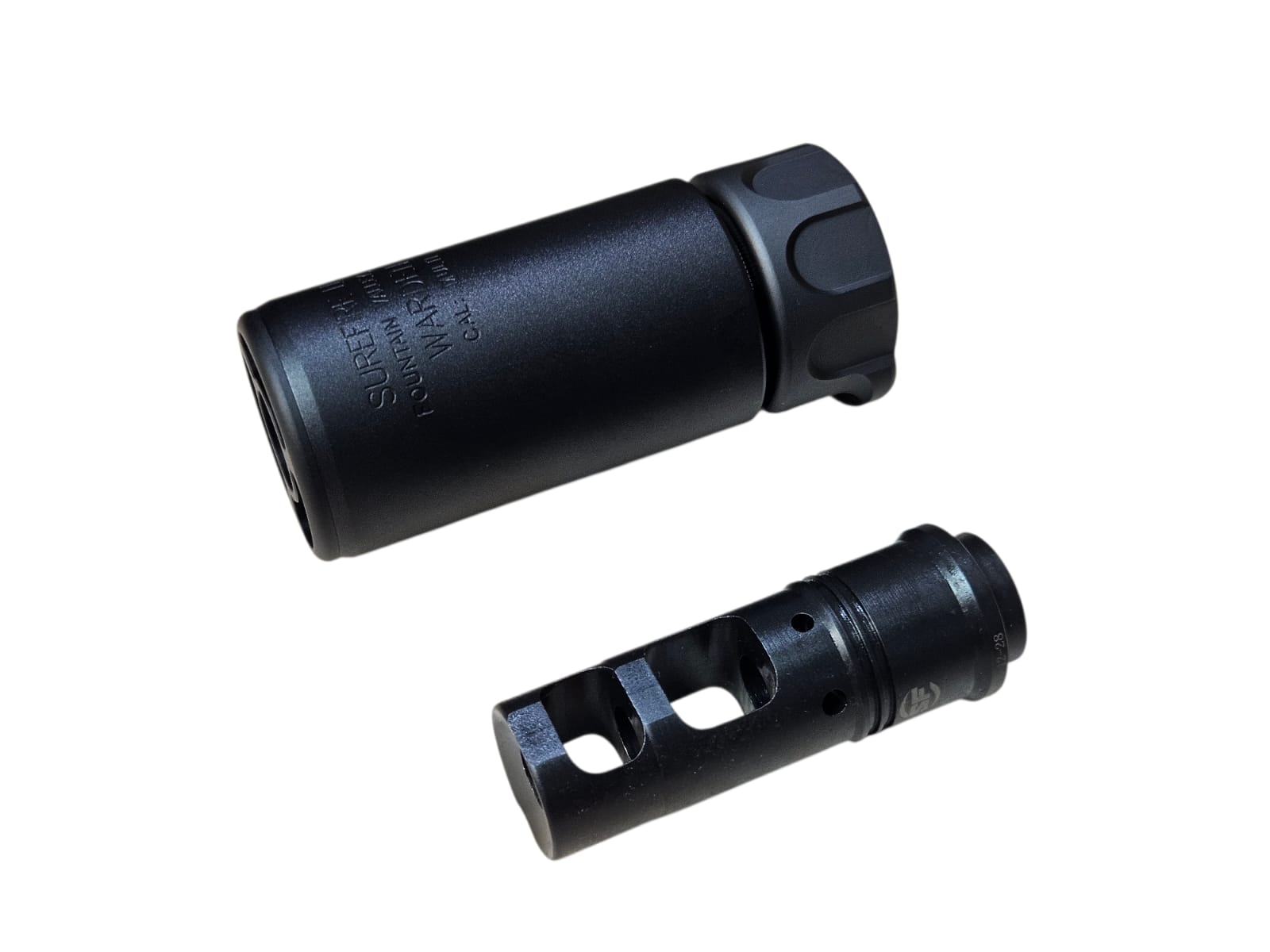 Angry Gun Warden Blast Silencer with marking (Black) - Image 4