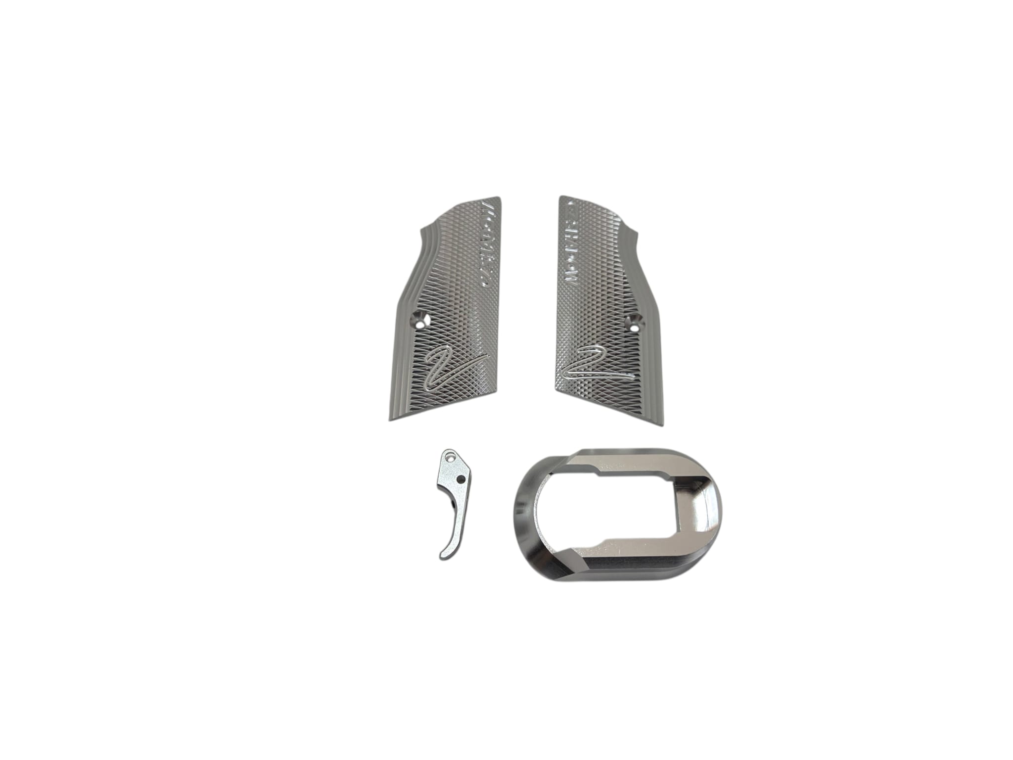 CL Project 7075 Aircraft Aluminum CNC Grip With Mag Well With Trigger Set For KJ Shadow 2 GBB SV - Image 2