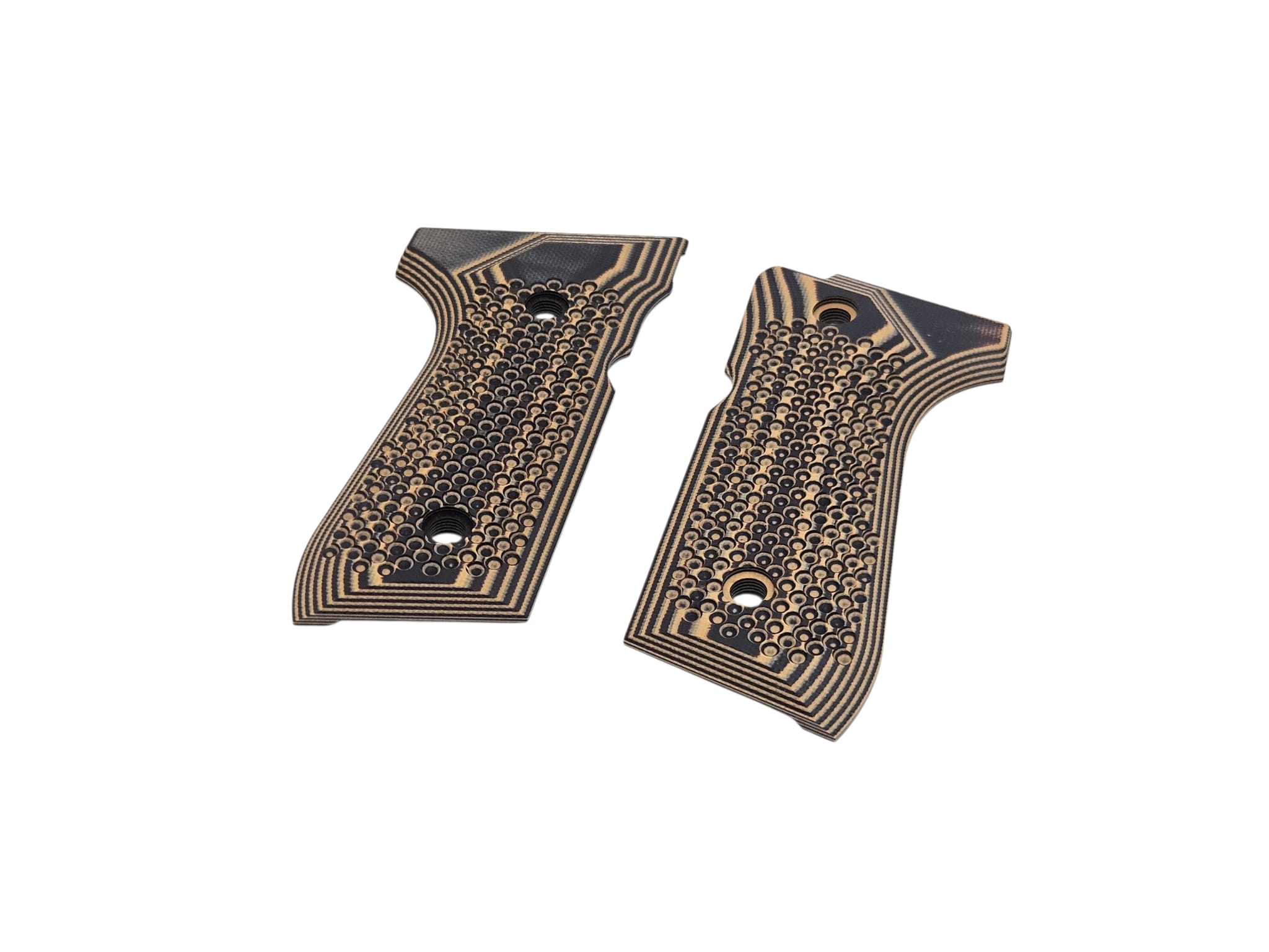 SRC SR92 G10 Cornering Grips (Polka Dots)