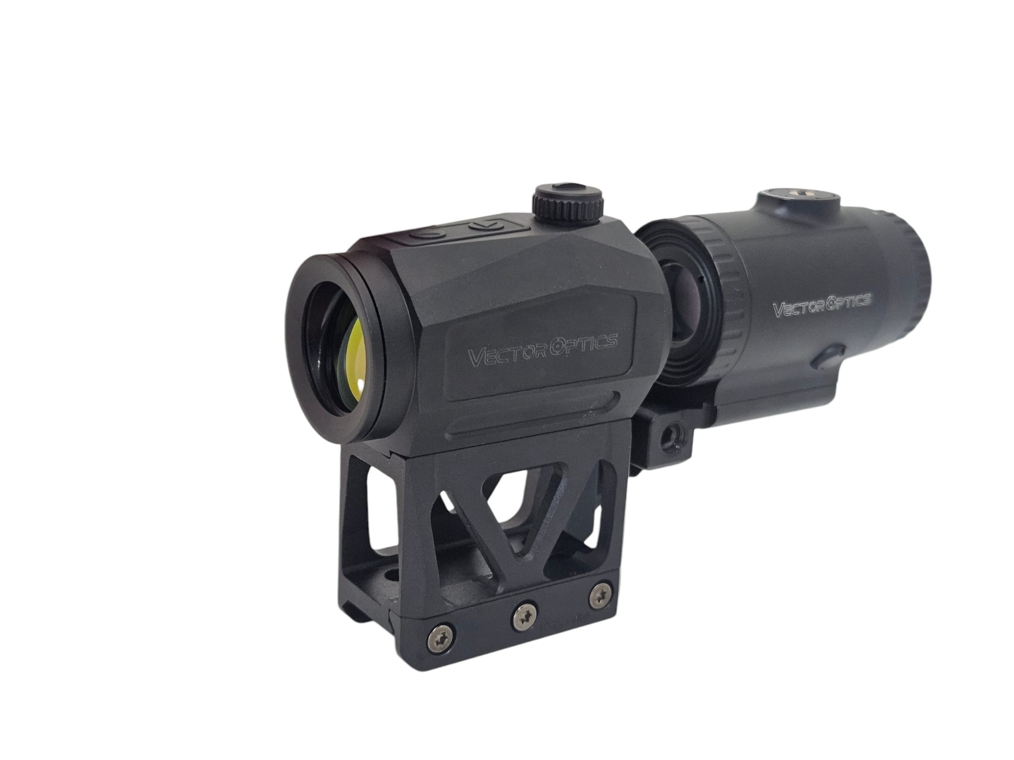 Vector Optic Scrapper 1x25 MRT Red Dot & Paragon 3x Magnifier Kit with Integrated One-Piece Picatin