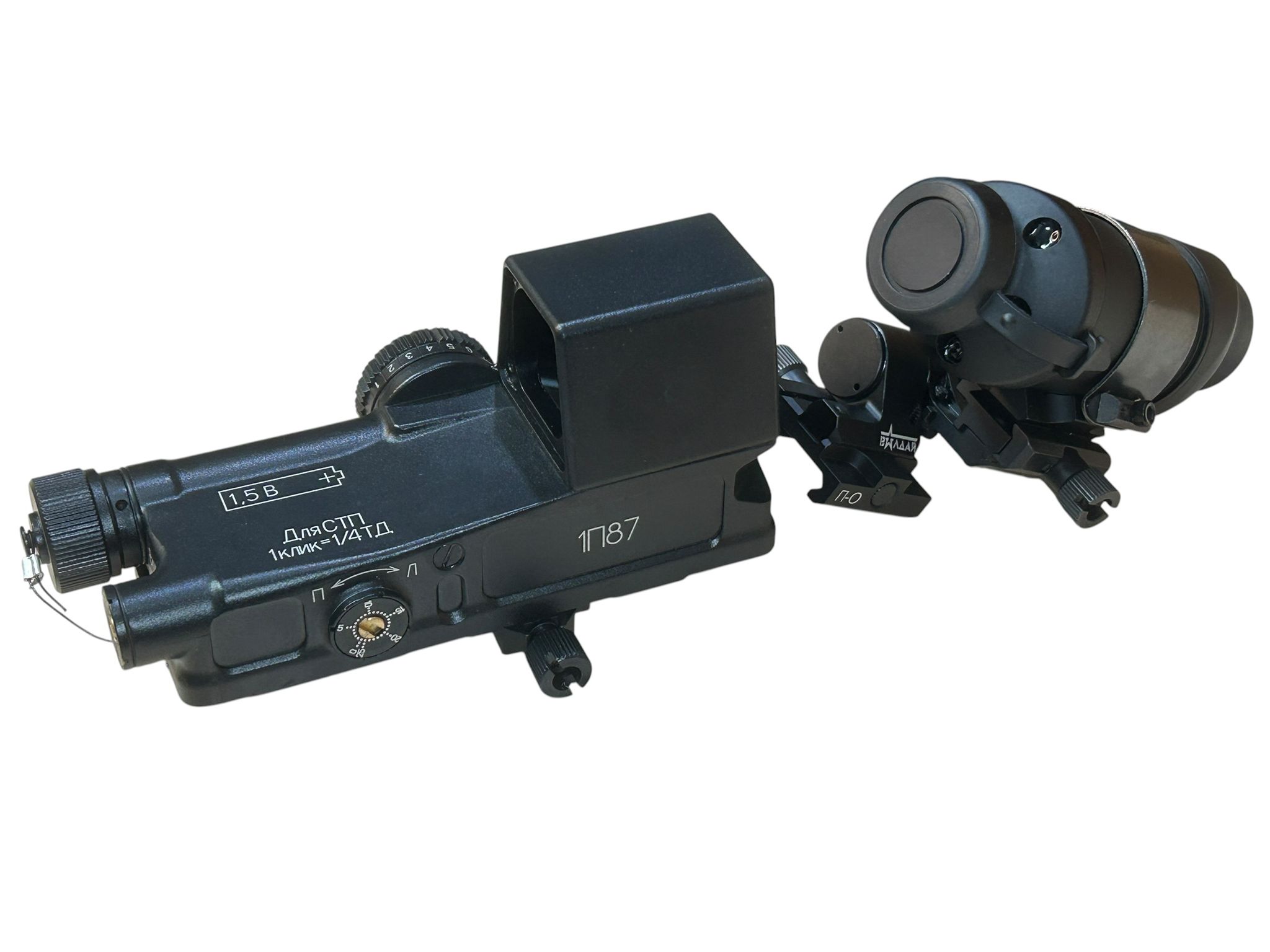Novus Precision PDS-1 Prism Dot Sight Military Reticle with PM-1 3X Pr