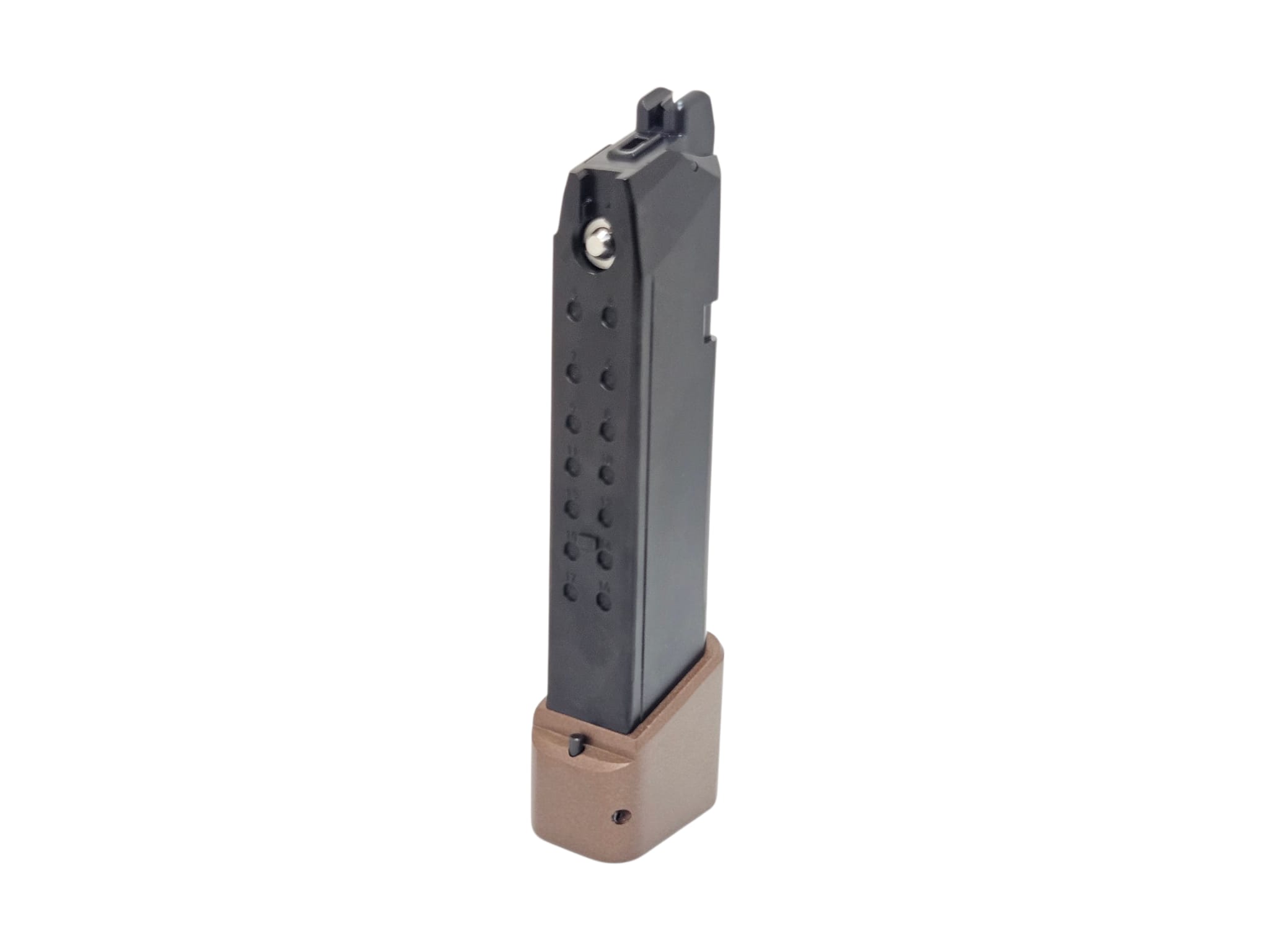 ARMY EMG TTI Ballerina G17 R34-4 28rd Gas extended Mag Bronze - Image 3